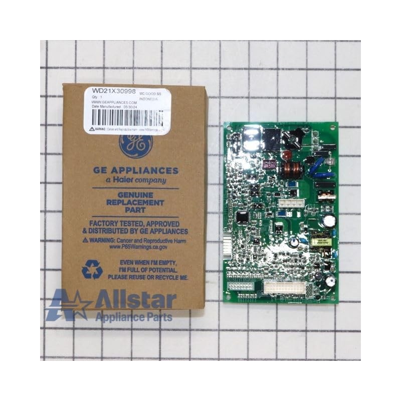 WD21X30998 Dishwasher Configured Machine Control Board