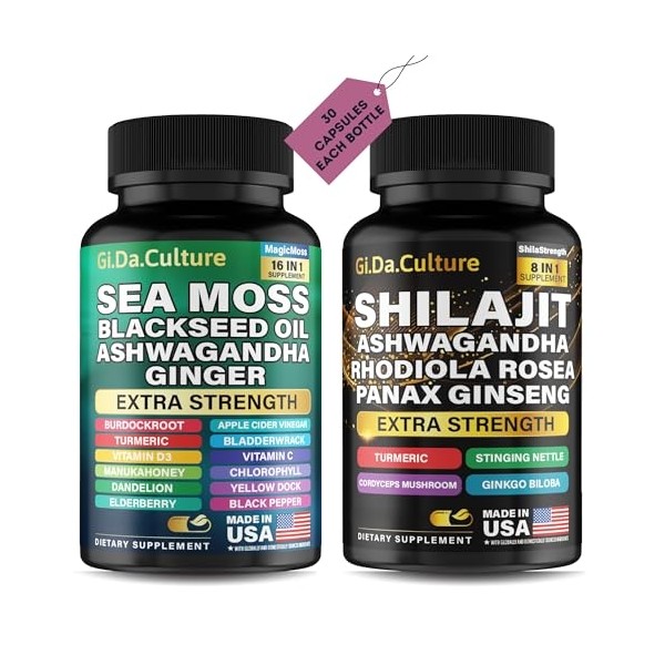 Shilajit and Sea Moss Combo - Sea Moss and Shilajit