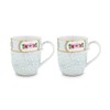 Pip Studio Set of 2 Small Cups Blushing Birds |