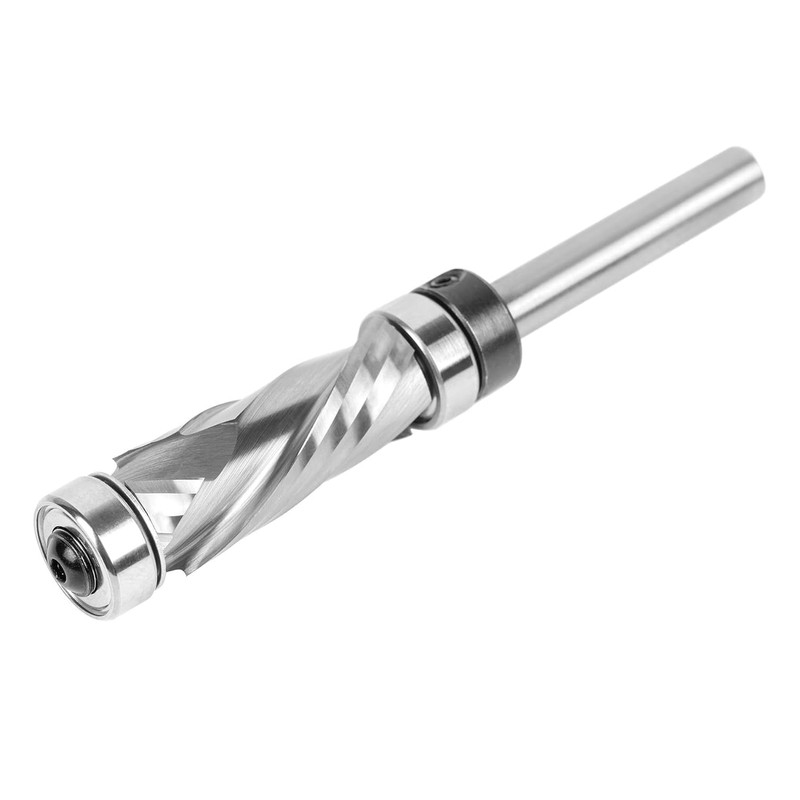 SpeTool Spiral Flush Trim Router Bit 1/4 Inch Shank Double