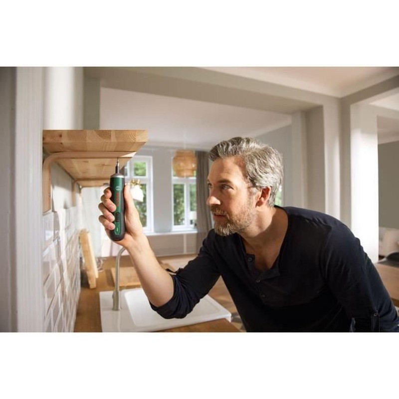 Bosch Cordless Screwdriver PushDrive (3.6 Volt, 32 bits, in storage