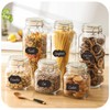 VITEVER [ Taller ] 92oz Glass Jars with Airtight Lid,