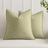 Pillow Covers 45x45 cm Set of 2, Chenille Pillow Covers