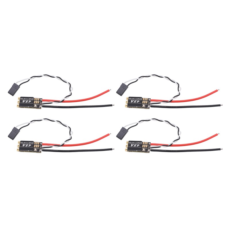 4Pcs Brushless ESC 45A 2 6S Power Supply RGB LED