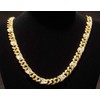 Halukakah Gold Chain for Men Iced Out,13MM Men's Cuban Link