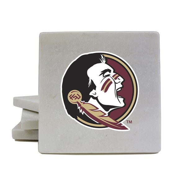R and R Imports Florida State Seminoles Marble Coaster 4 Pack