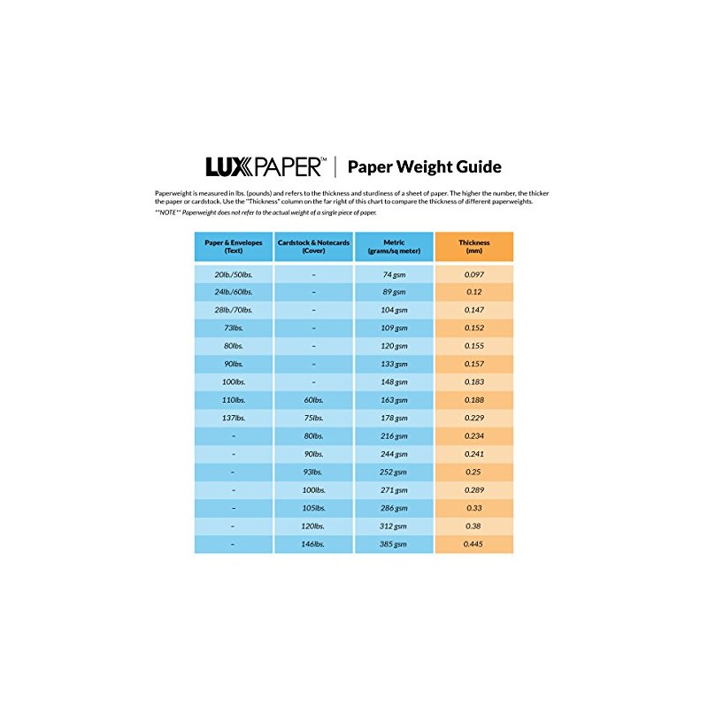 LUXPaper 6" x 9" Small Presentation Folders | Two Pocket