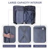 20 Inch Carry-On Luggage, Hard Shell Rolling Suitcase with TSA