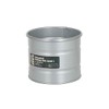 Dulton NB-0672L Galvanized Desk Organizer Pen Holder Pot Cover, Galvanized,