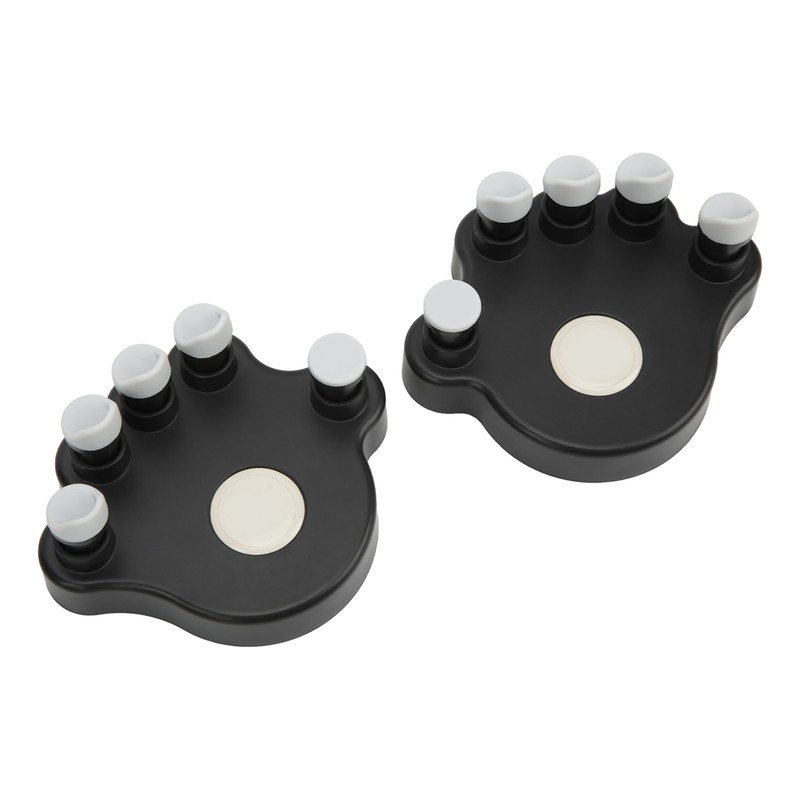 2PCS Piano Finger Exerciser Silicone Hand Grip Trainer Ergonomic Tension