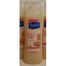 Suave 3 Suave Essentials Milk & Honey Moisturizing Body Wash 15 oz ea