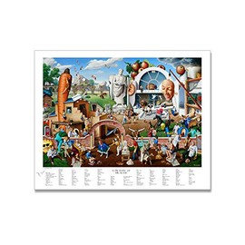 T. E. Breitenbach Signed A Picture of Health Poster 28x22 inches