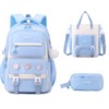 Girls Backpack for School,Kids Backpack with Pencil Case Set for