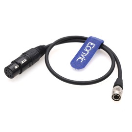 Eonvic Hirose 4-poliger Stecker auf XLR-Buchse, Stromkabel für ARRI Alexa RED Sony F55 Panasonic Monitor/TVlogic Monitor