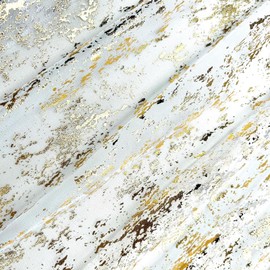 Zcbzbn Gold Table Flag, Glittering Table Decoration Birthday Gauze, Transparent Chiffon, Modern Table Flag in Bohemian Style, Party Table Decoration, Christmas, Birthday, Wedding (Gold)