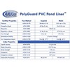 PolyGuard Liners PVC - 10 ft. x 20 ft. 20-Mil
