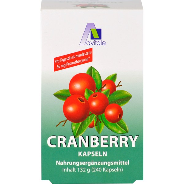 Cranberry Kapseln 400mg, 240 St KAP