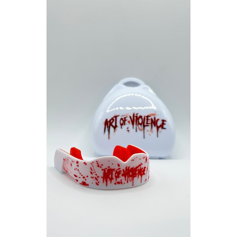 Art of Violence Mouthguard (White Blood Reign)