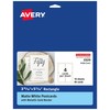 Avery Postcards with Metallic Gold Borders, 3-15/16" x 5-3/16", 40