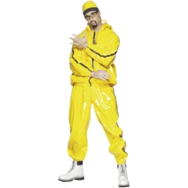 Smiffy's Rapper Costume, Yellow, M - Size 38inches-40inches