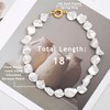 Aobei Pearl Chunky Baroque Pearl Choker for Women Large Irregular