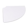 2pcs Wall Mount Floating Corner Shelves Quarter Round Hanging Corner