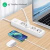 Aigostar 4-Way Power Strip with Switch, Multiple Socket with Child