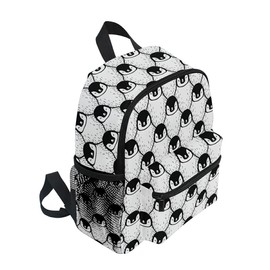 Children's Backpack, Kids Schoolbag Cute Penguin Print Students Bookbag for Boys Girls, Chest Strap