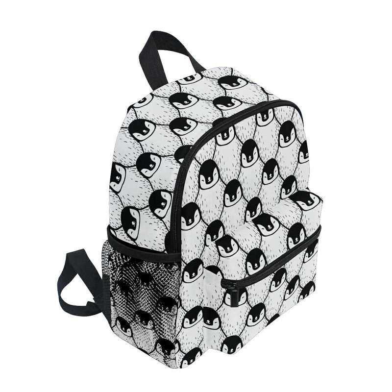 Children's Backpack, Kids Schoolbag Cute Penguin Print Students Bookbag for