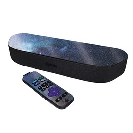 MightySkins Glossy Glitter Skin Compatible with Roku Streambar Media Player (2020) - Astro Sky | Protective, Durable High-Gloss Glitter Finish | Easy to Apply and Change Styles | Made in The USA