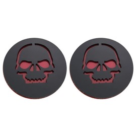 Skull Badge Emblem, Custom 3D Exterior Automotive Accessories, Universal for Jeep Chevy Ram Toyota GMC 2.3''