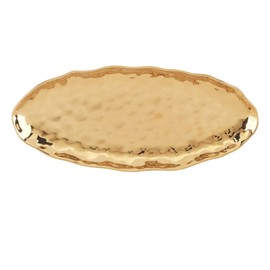 Certified International Gold Coast Oval Fish Platter, 19.5" x 8.5"