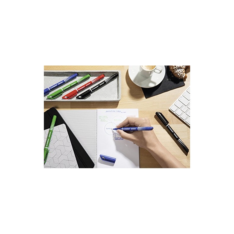 STABILO Sensor F Fineliner with Spring-Loaded Tip Fine Single Pen