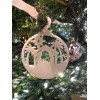 Homemade Christmas Nativity Scene 3.5" Round Ornament 3D Printed PLA