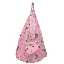 Sophie La Girafe Large Hanging Water Resistant Nappy Bucket for Reusable Nappies or Laundry - Coco Pink