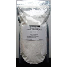 Calcium Sulfate Dihydrate, ACS, 99.4%, 500g