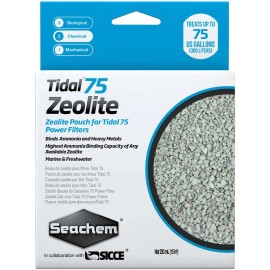 Seachem Tidal 75 Zeolite Pre-Bagged Filter Media Removes Ammonia & Heavy Metals