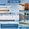 BDDFOTO Heating Cable - Pipe Heating 25W/m for Gutters and