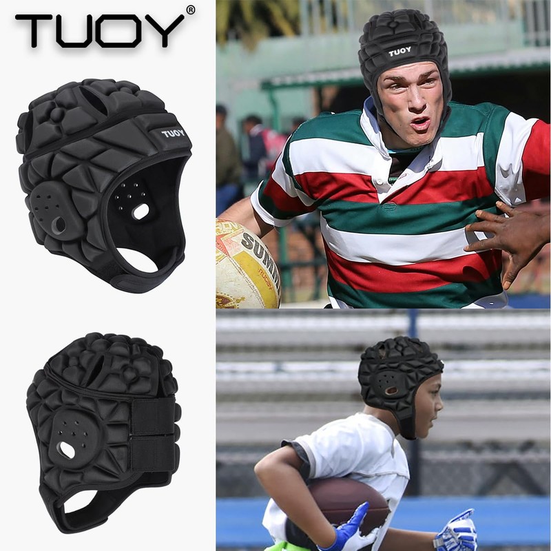 DGYAO Rugby Headguard Protective Headgear for Kids Boys Scrum Cap