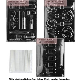 Band-Aid and Thermometer Jobs Chocolate Candy Mold & Nurse Kit Chocolate Candy Mold With © Candy Making Instruction