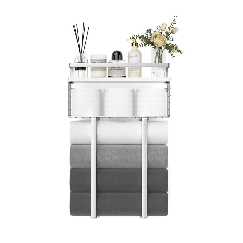 Towel Racks for Bathroom, Bathroom Shelf Over Toilet,Floating Shelves with