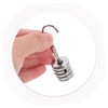 Sosoport Laboratory Slotted Mass Set Chrome Plated Iron Weights with