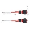 VESSEL 220-2PS-PRE Ball Grip Driver Premium Set of 2 (Red)
