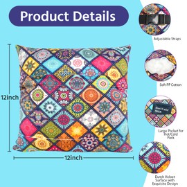 Oplnysw Hysterectomy c Section Pillow Abdominal Pillow Post Surgery Recovery Gifts for Women-Bohemia