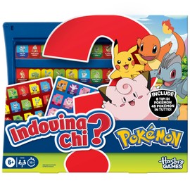 Indovina chi? Pokémon Edition | 48 Pokémon | Giochi da tavolo divertenti per bambini, bambine e famiglie | 2 giocatori | 15 min. | Gioco da viaggio | Dai 6 anni in su - Versione italiana