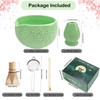 Matcha Whisk Set,5-Piece Ceramic Japanese Matcha Set Includes Matcha Bowl,