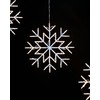 WeRChristmas Snowflake Christmas Window Silouette, Multi-Colour, 1cm