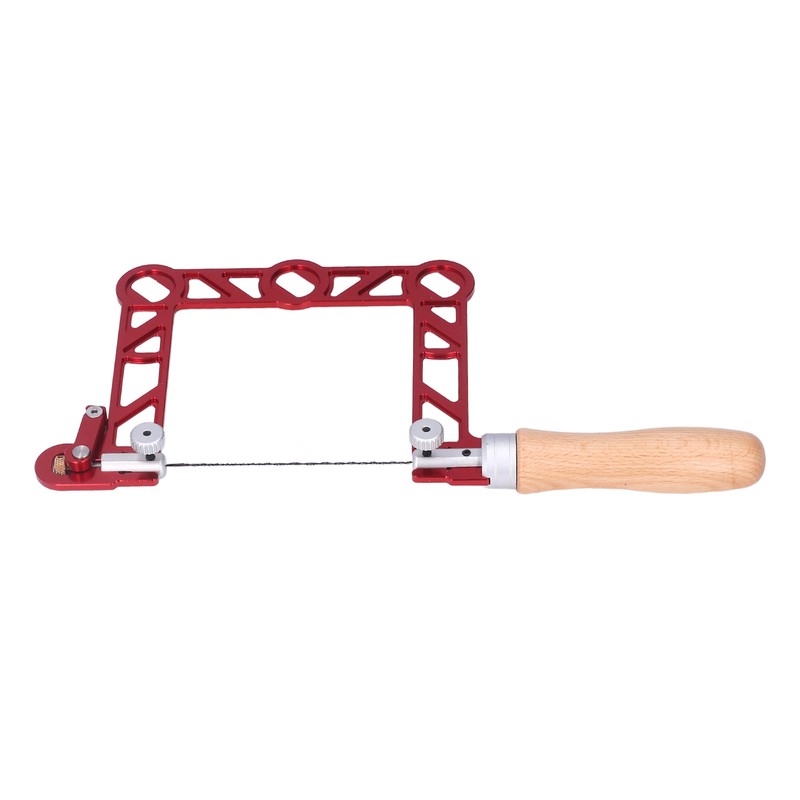 Mini Woodworking Hand Saw U Shape Wooden Handle Coping Saw