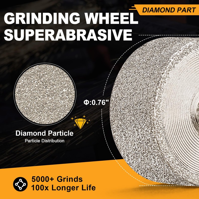 Diamond Sanding Bits for Dremel Rotary Tool, Grinding Stone Sanding