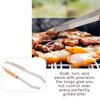 BBQ Tools Set 3Pcs With Wooden Handle Stainless steel Outdoor/Indoor